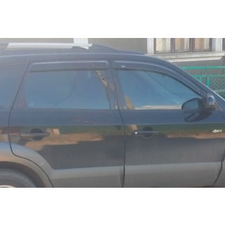 Ikkunadeflektorit (4 kpl, HIC) Hyundai Tucson JM 2004– kuva 4