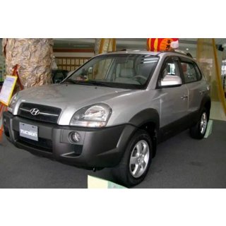 Ikkunadeflektorit (4 kpl, HIC) Hyundai Tucson JM 2004– kuva 3