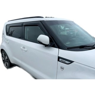 Ikkunadeflektorit (4 kpl, HIC) Kia Soul I 2008–2013 kuva 2