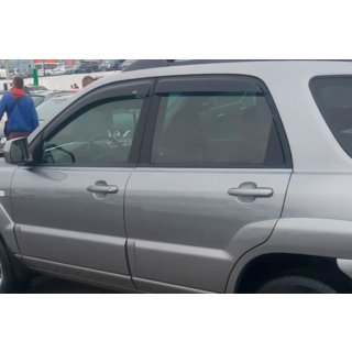 Ikkunadeflektorit (4 kpl, HIC) Kia Sportage 2004–2010 kuva 2