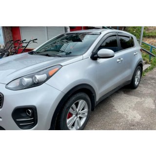 Ikkunadeflektorit (4 kpl, HIC) Kia Sportage 2015–2021 kuva 4