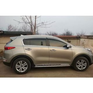 Sivulasien tuuliohjaimet kromilistalla (4 kpl, HIC) Kia Sportage 2015–2021 kuva 2