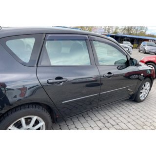 Ikkunatuulenohjaimet HB (4 kpl, HIC) Mazda 3 2003–2009 kuva 2