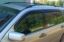 Mercedes E-sarja W210 1995–2002 SW tuuliohjaimet ikkunoihin (4 kpl, HIC) kuva 1