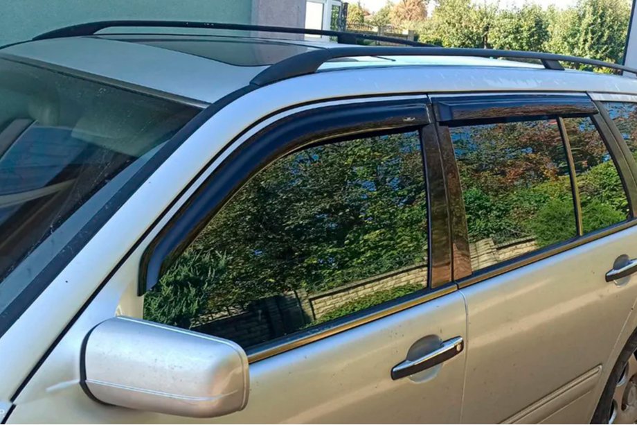 Mercedes E-sarja W210 1995–2002 SW tuuliohjaimet ikkunoihin (4 kpl, HIC) Image