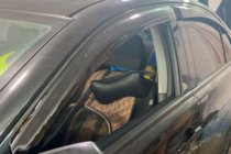 Mitsubishi Lancer X 2008– Ikkunadeflektorit (4 kpl, HIC) kuva 5