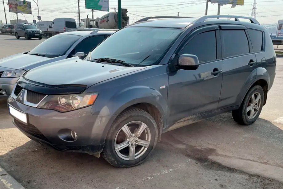 Mitsubishi Outlander 2006–2012 Ikkunadeflektorit (4 kpl, HIC) Image
