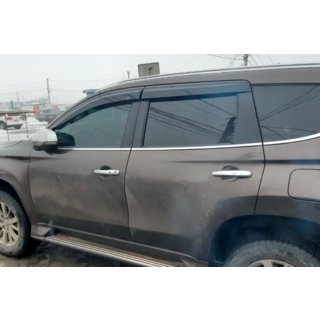 Ikkunadeflektorit (4 kpl, HIC) Mitsubishi Pajero Sport 2015– kuva 2