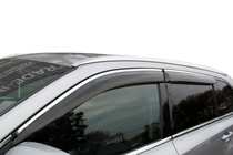 Nissan Juke 2010–2019 Sivulasien tuuliohjaimet kromilistalla (4 kpl, HIC) kuva 1