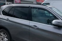 Nissan Qashqai 2014–2021 Sivulasien tuuliohjaimet kromilistalla (4 kpl, HIC) kuva 8