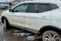 Nissan Qashqai 2014–2021 Sivulasien tuuliohjaimet kromilistalla (4 kpl, HIC) kuva 2