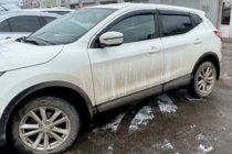 Nissan Qashqai 2014–2021 Sivulasien tuuliohjaimet kromilistalla (4 kpl, HIC) kuva 5