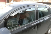 Skoda Octavia I Tour A4 1996–2010 Kanavaan asennettavat ikkunatuulenohjaimet HIC (SD, 4 kpl) kuva 1