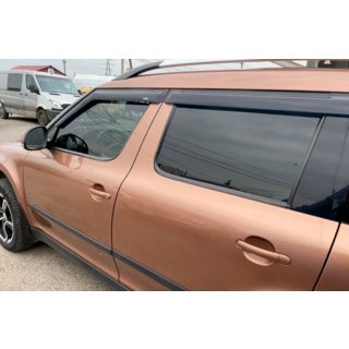 Ikkunadeflektorit (4 kpl, HIC) Skoda Yeti 2009–2017 kuva 3