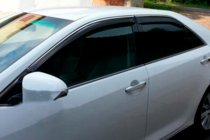 Toyota Avensis 2009–2018 Tuuliohjaimet kromilistalla SD (4 kpl, HIC) kuva 1