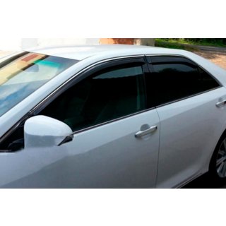 Tuuliohjaimet kromilistalla SD (4 kpl, HIC) Toyota Avensis 2009–2018