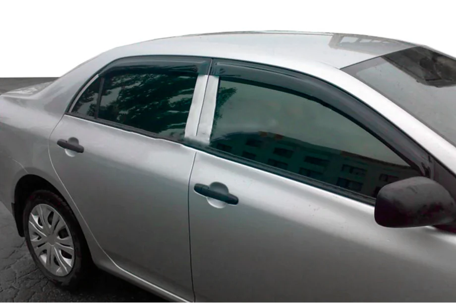 Toyota Corolla 2007–2013 Ikkunadeflektorit (4 kpl, HIC) Kuva 3