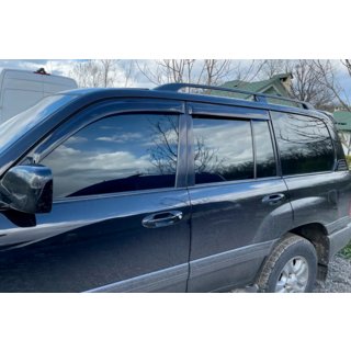Ikkunadeflektorit (4 kpl, HIC) Toyota Land Cruiser 100 1998–2007 kuva 1