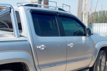 Volkswagen Amarok 2010–2022 Ikkunadeflektorit (4 kpl, HIC) kuva 1