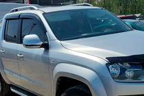 Volkswagen Amarok 2010–2022 Ikkunadeflektorit (4 kpl, HIC) kuva 2