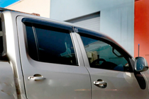Volkswagen Amarok 2010–2022 Ikkunadeflektorit (4 kpl, HIC) kuva 7