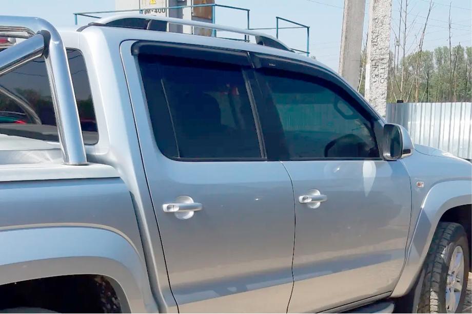 Volkswagen Amarok 2010–2022 Ikkunadeflektorit (4 kpl, HIC) Image