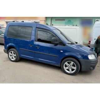 Sivulasin tuuliohjaimet (2 kpl, HIC) Volkswagen Caddy 2004–2010 kuva 4
