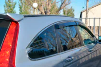Honda CRV 2007–2011 Sivulasien tuuliohjaimet kromilistalla (4 kpl, HIC) kuva 5