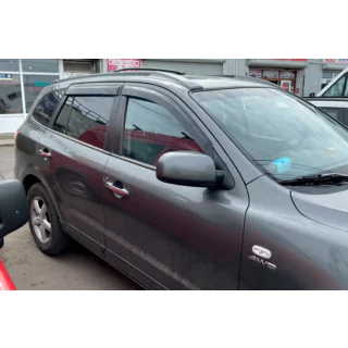 Ikkunadeflektorit (4 kpl, HIC) Hyundai Santa Fe 2 2006–2012 kuva 1