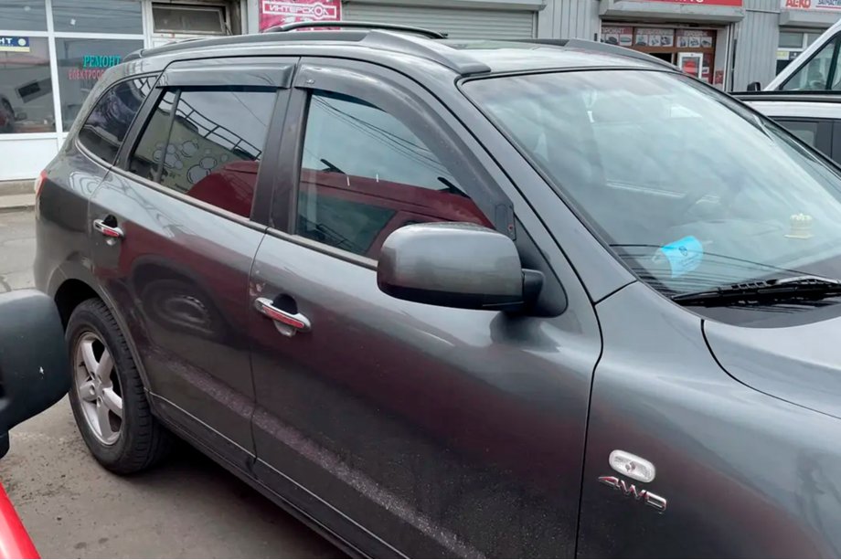 Hyundai Santa Fe 2 2006–2012 Ikkunadeflektorit (4 kpl, HIC) Image