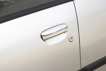 Mitsubishi Colt 2004–2012 Ovenkahvan kromisuojat (4 kpl, ruostumaton teräs) kuva 1
