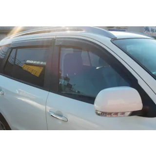 Ikkunadeflektorit (4 kpl, HIC) Hyundai Santa Fe 3 2012–2018 kuva 2