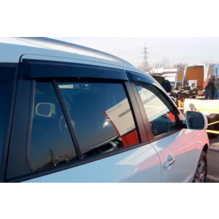 Ikkunadeflektorit (4 kpl, HIC) Hyundai Santa Fe 3 2012–2018 kuva 1