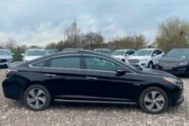 Hyundai Sonata LF 2014–2019 Sivulasien tuuliohjaimet kromilistalla (4 kpl, HIC) kuva 1