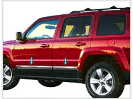 Jeep Cherokee/Liberty 2007–2013 Ovilistat (ruostumaton teräs) kuva 1