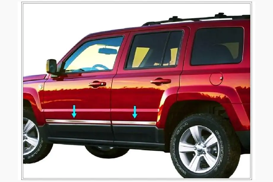 Jeep Cherokee/Liberty 2007–2013 Ovilistat (ruostumaton teräs) Image