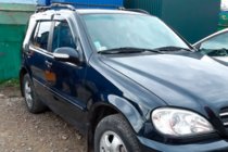 Mercedes ML W163 1997–2005 Ikkunadeflektorit (4 kpl, HIC) kuva 3