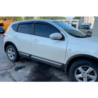 Ikkunadeflektorit (4 kpl, HIC) Nissan Qashqai 2010–2014 kuva 4