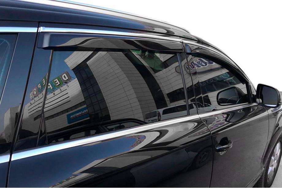 Skoda Superb 2009–2015 Tuuliohjaimet kromilistalla SD (4 kpl, HIC) Image