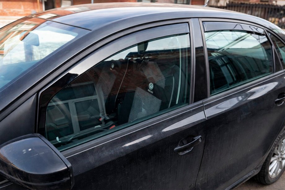 Volkswagen Passat B6 2006–2012 Kanava-asenteiset ikkunatuuliohjaimet SD (4 kpl, HIC) Image