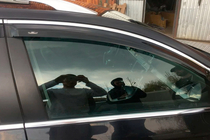 Volkswagen Passat B6 2006–2012 Sivuikkunan tuuliohjaimet kromilistalla SW (4 kpl, HIC) kuva 9