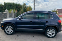 Volkswagen Tiguan 2007–2016 Sivulasien tuuliohjaimet kromilistalla (4 kpl, HIC) kuva 2