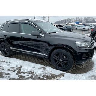 Sivulasien tuuliohjaimet kromilistalla (4 kpl, HIC) Volkswagen Touareg 2010–2018 kuva 3