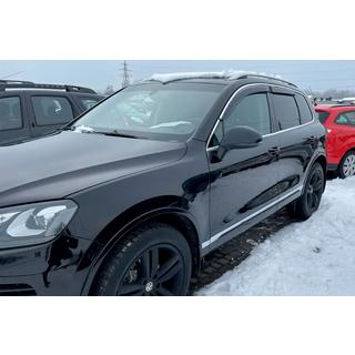 Sivulasien tuuliohjaimet kromilistalla (4 kpl, HIC) Volkswagen Touareg 2010–2018 kuva 1