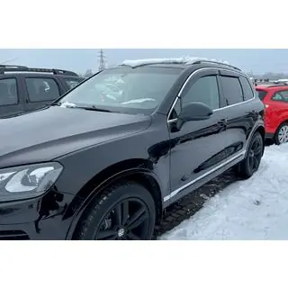 Sivulasien tuuliohjaimet kromilistalla (4 kpl, HIC)