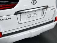 Lexus LX570/450d 2008–2022 Taka rekisterikilven teline LED-valaistuksella (2007-2023) Musta väri kuva 4