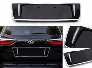 Lexus LX570/450d 2008–2022 Taka rekisterikilven teline LED-valaistuksella (2007-2023) Musta väri kuva 1