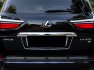 Lexus LX570/450d 2008–2022 Taka rekisterikilven teline LED-valaistuksella (2007-2023) Musta väri kuva 3