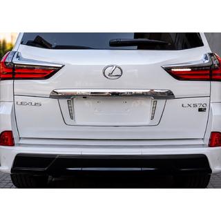 Taka rekisterikilven teline LED-valaistuksella (2007-2023) Lexus LX570/450d 2008–2022 kuva 2