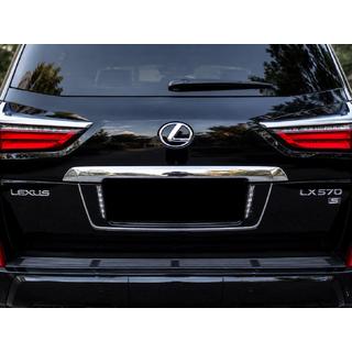 Taka rekisterikilven teline LED-valaistuksella (2007-2023) Lexus LX570/450d 2008–2022 kuva 3